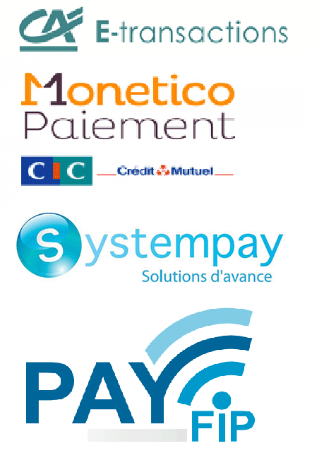 Partenaire E-Transactions, Monetico, SystemPay et PayFiP